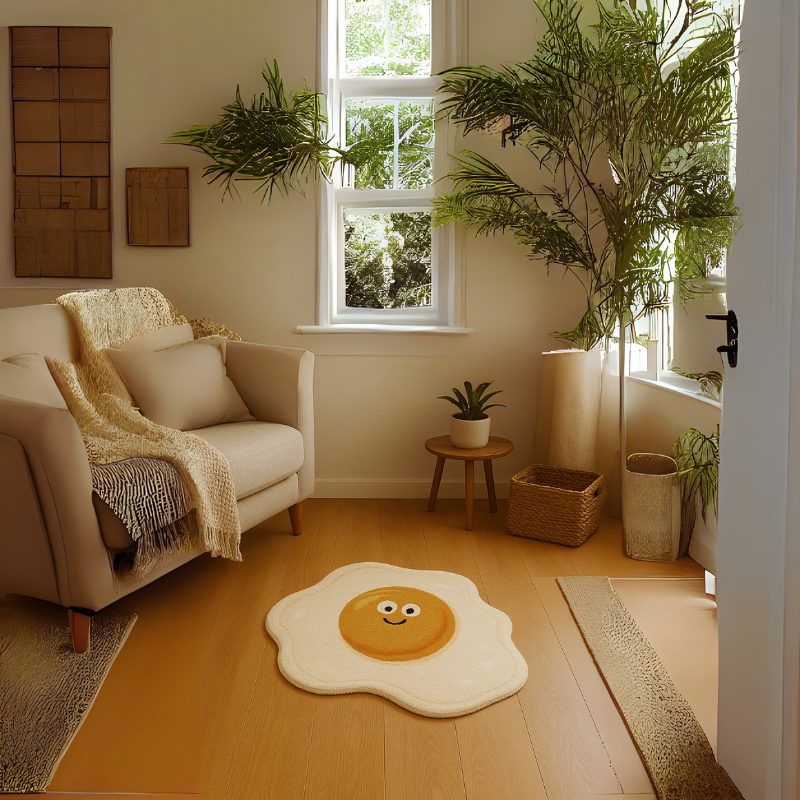 Fairywell washable pee pad -Fried Egg