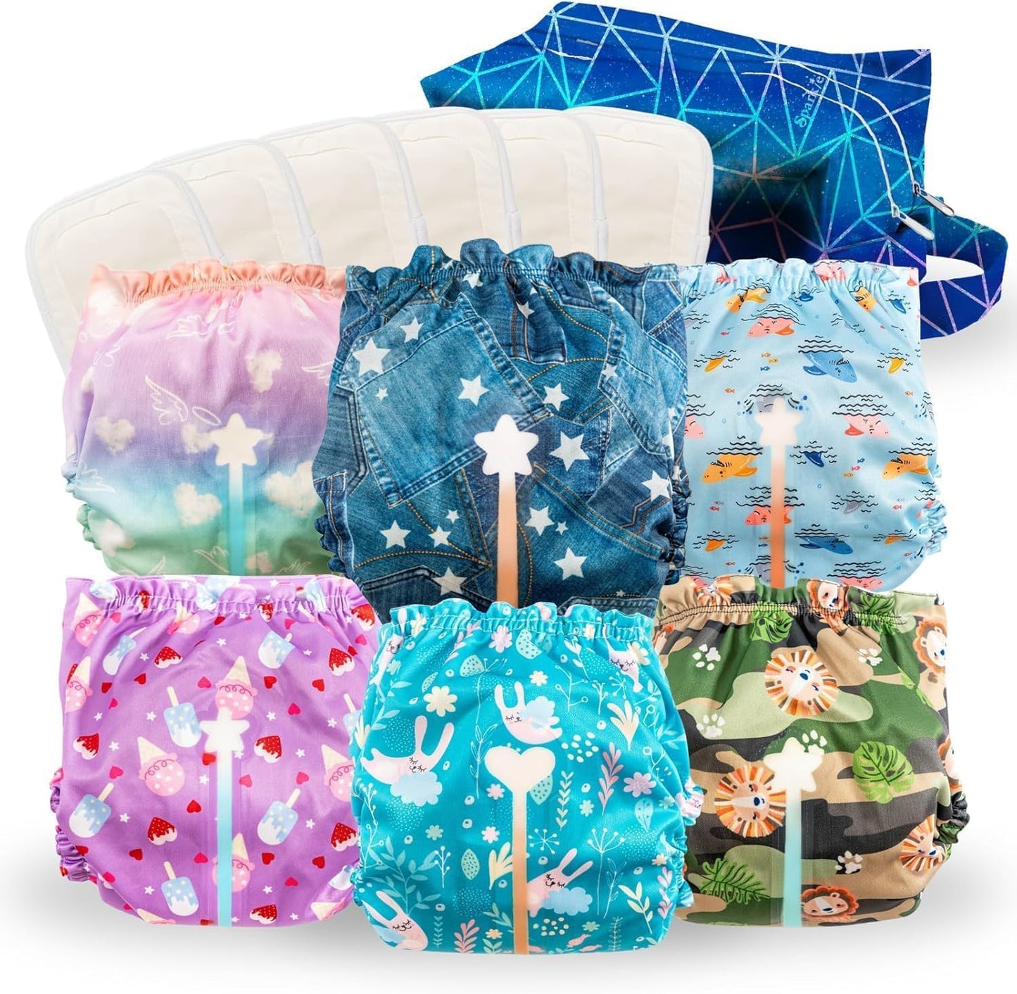 Fairywell Cloth Diaper – 6 Pack