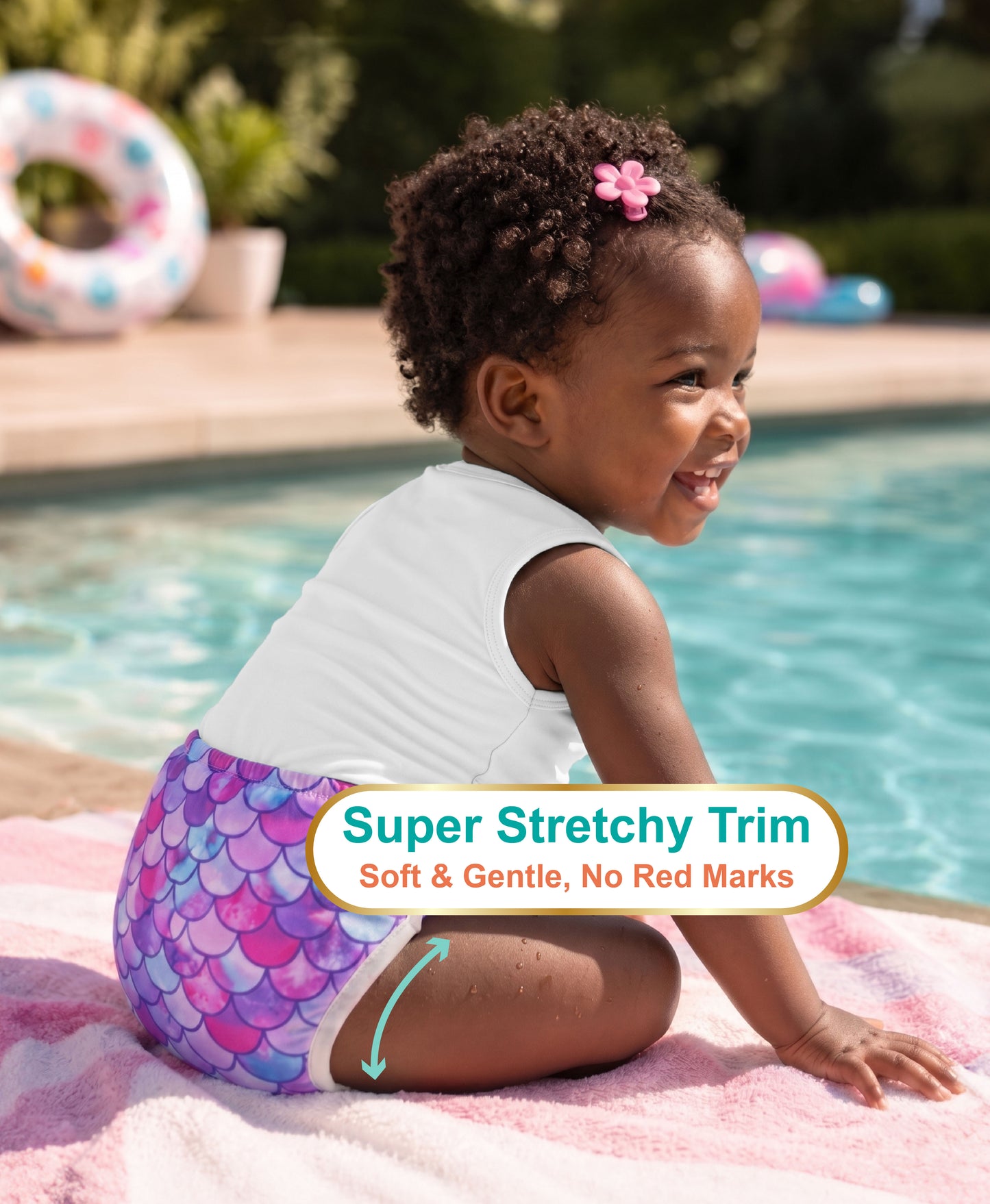 Fairywell reusable swim diaper - Mermaid
