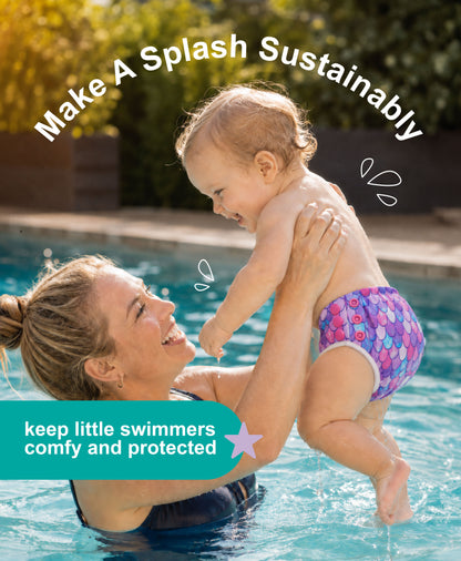 Fairywell reusable swim diaper - Mermaid